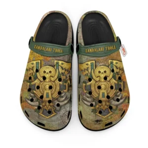 Zandalari Troll World Of Warcraft Foam Classic Clogs Shoes Personalized