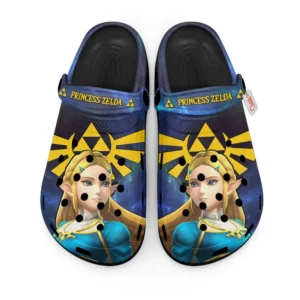 Princess Zelda Foam Classic Clogs Shoes Custom Legend of Zelda Personalized