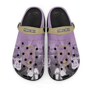 Purple Orca Foam Classic Clogs Shoes Personalized
