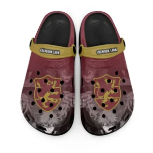 Crimson Lion Foam Classic Clogs Shoes Personalized