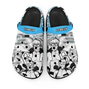 Grimmjow Jaegerjaquez Foam Classic Clogs Shoes Manga Style Personalized