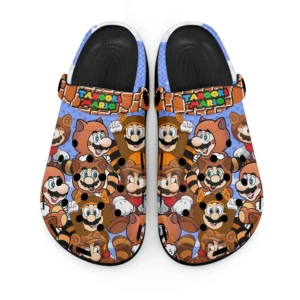 Tanooki Mario Foam Classic Clogs Shoes
