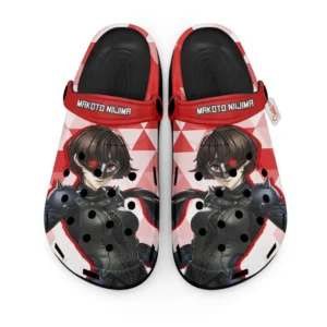 Persona Makoto Niijima gamer Foam Classic Clogs Shoes