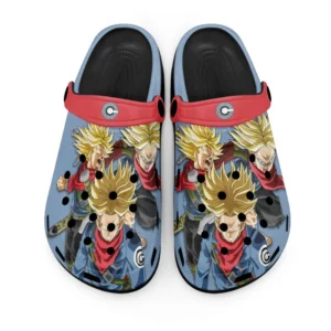 Trunks Super Saiyan Foam Classic Clogs Shoes Pattern Style