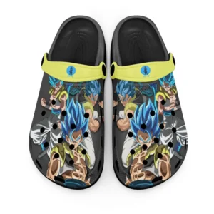 Gogeta Foam Classic Clogs Shoes Pattern Style