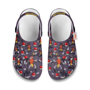 Garchomp Foam Classic Clogs Shoes Pattern Style
