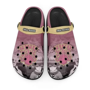 Coral Peacock Foam Classic Clogs Shoes Personalized