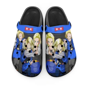 Android 18 Foam Classic Clogs Shoes Pattern Style
