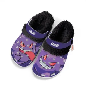 Gengar Fleece Lined Clogs Personalized Name