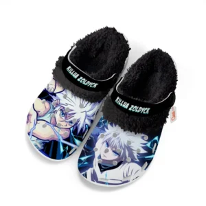 Killua Zoldyck Fleece Lined Clogs Personalized