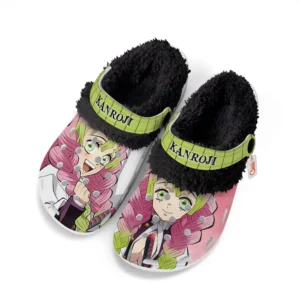 Mitsuri Kanroji Fleece Lined Clogs Personalized