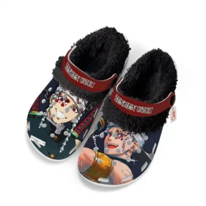 Tengen Uzui Fleece Lined Clogs Personalized