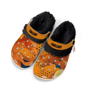 Charizard Fleece Lined Clogs Personalized