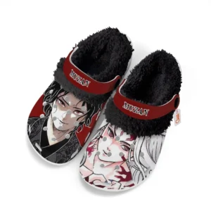 Muzan Kibutsuji Fleece Lined Clogs Personalized