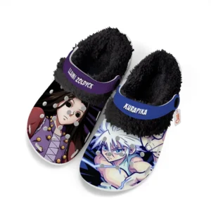 Killua x Illumi Zoldyck Fleece Lined Clogs Personalized
