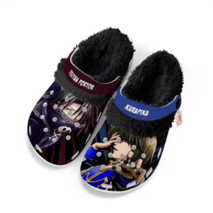 Kurapika x Feitan Portor Fleece Lined Clogs Personalized