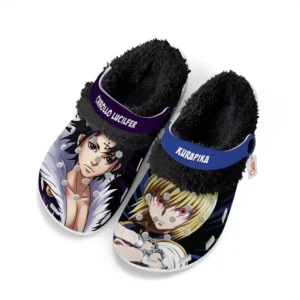 Kurapika x Chrollo Lucilfer Fleece Lined Clogs Personalized