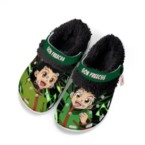 Gon Freecss Fleece Lined Clogs Personalized