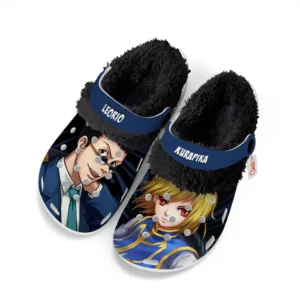 Kurapika x Leorio Fleece Lined Clogs Personalized