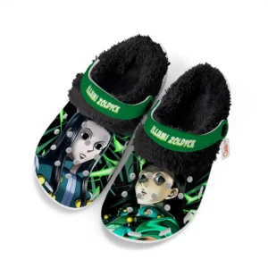 Illumi Zoldyck Fleece Lined Clogs Personalized