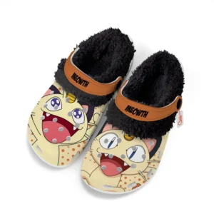 Meowth Fleece Lined Clogs Personalized