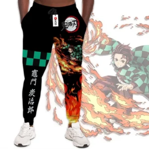 Tanjiro Sun Breathing Joggers Custom Anime