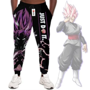 Dragon Ball Goku Black Rose Joggers Custom Anime