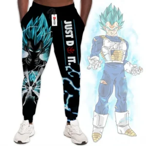 Dragon Ball Vegeta Blue Joggers Custom Anime