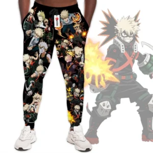Katsuki Bakugo Joggers Anime