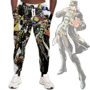 Jotaro Kujo Custom Anime JJBAs Joggers Merch