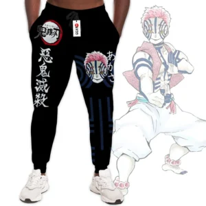 Demon Akaza Joggers Custom Anime