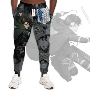 Levi Ackerman Custom Attack On Titan Anime Joggers Merch Manga Style