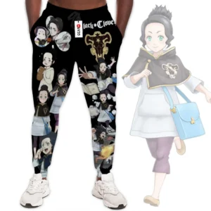 Papittson Charmy Custom Anime Black Clover Joggers Merch