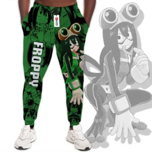Tsuyu Asui Joggers Custom Anime Mix Manga