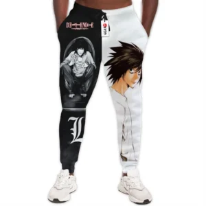 L Lawliet Joggers Custom Anime