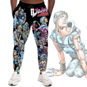 Johnny Joestar Custom Anime JJBAs Joggers Merch