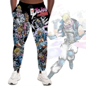 Caesar Anthonio Zeppeli Custom Anime JJBAs Joggers Merch