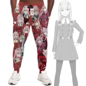 Zero Two Joggers Custom Anime Darling In The Franxx