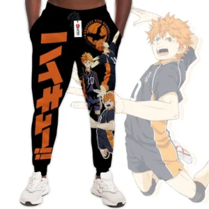 Shoyo Hinata Custom Anime Haikyuu Joggers Merch