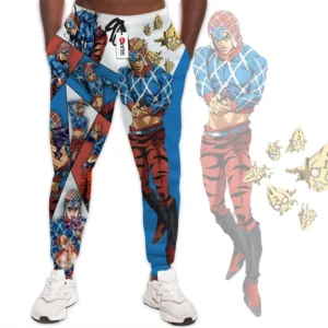 Guido Mista Custom Anime JJBAs Joggers Merch