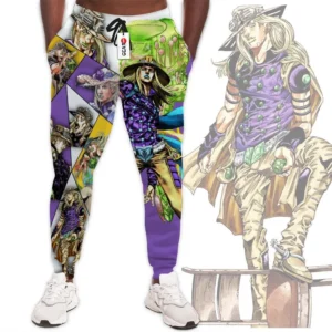 Gyro Zeppeli Custom Anime  JJBAs Joggers Merch