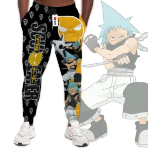 Black Star Custom Soul Eater Anime Joggers Merch