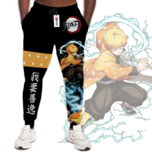 Zenitsu Joggers Custom Anime
