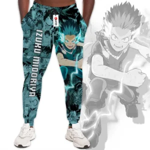Izuku Midoriya Joggers Custom Anime Mix Manga