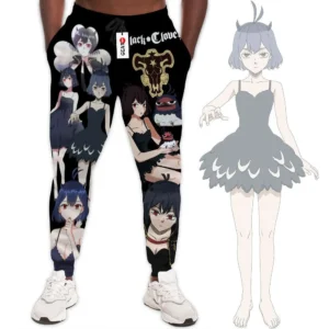 Swallowtail Secre Custom Anime Black Clover Joggers Merch