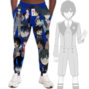 Hiro Joggers Custom Anime Darling In The Franxx