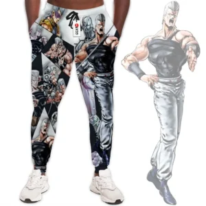 Jean Pierre Polnareff Custom Anime JJBAs Joggers Merch