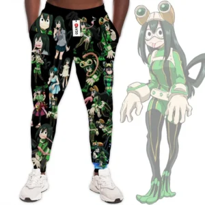Tsuyu Asui Froppy Fleece Custom Anime Joggers