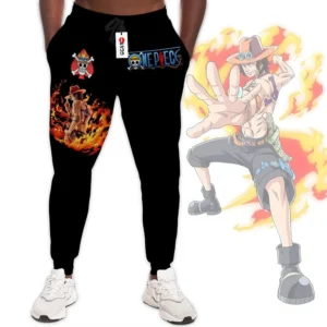 Portgas D Ace Joggers Custom Anime