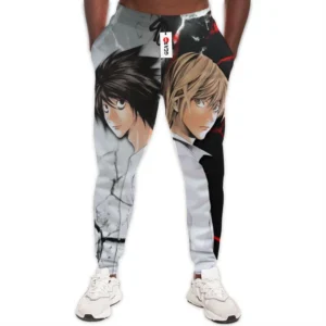 Light Yagami & L Lawliet Joggers Custom Anime